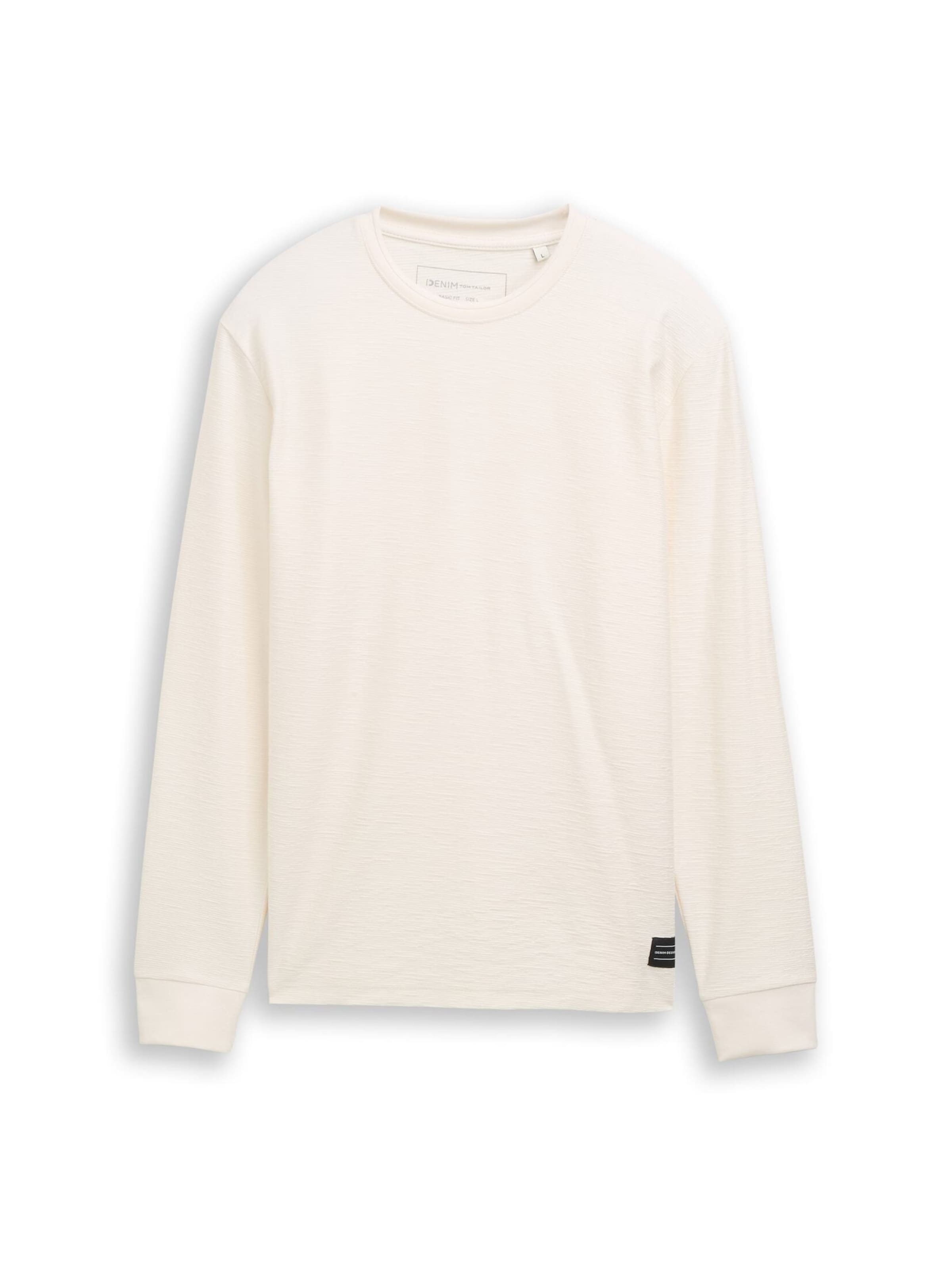 TOM TAILOR DENIM Shirt in Beige: Vorderseite
