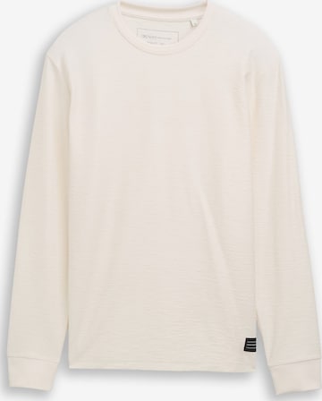 TOM TAILOR DENIM Shirt in Beige: Vorderseite