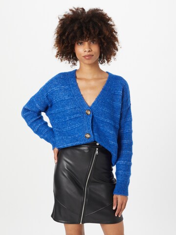 Cardigan 'CELINA' ONLY en bleu : devant