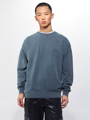 Young PoetsSweater majica 'Ciel' - plava boja: prednji dio