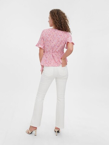 VERO MODA Bluse 'Henna' in Pink