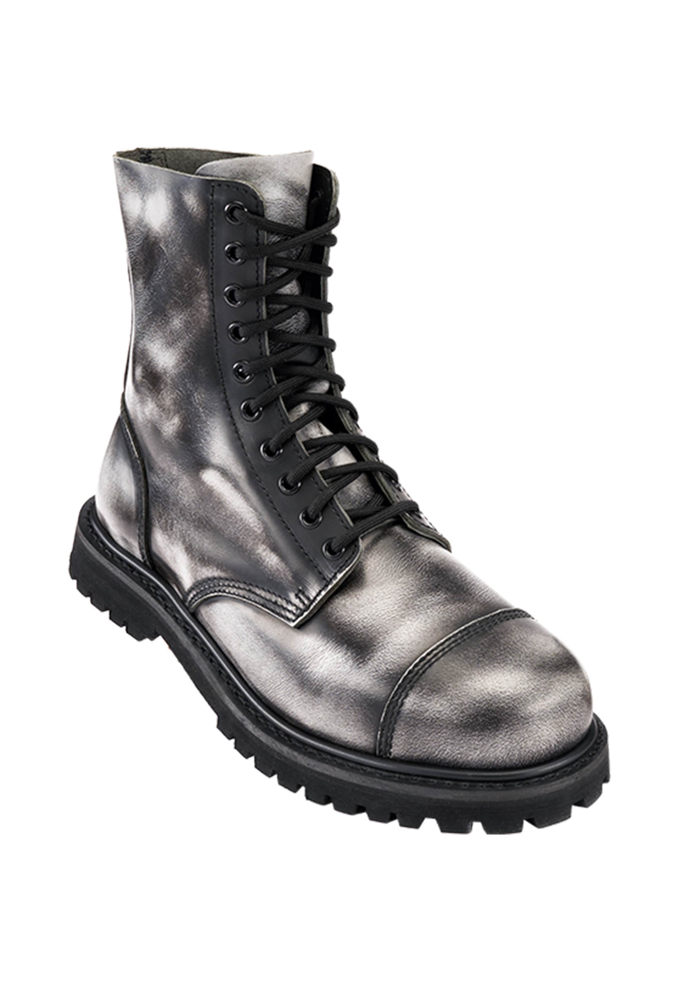 Brandit Veterboots 'Phantom' in Zwart: voorkant