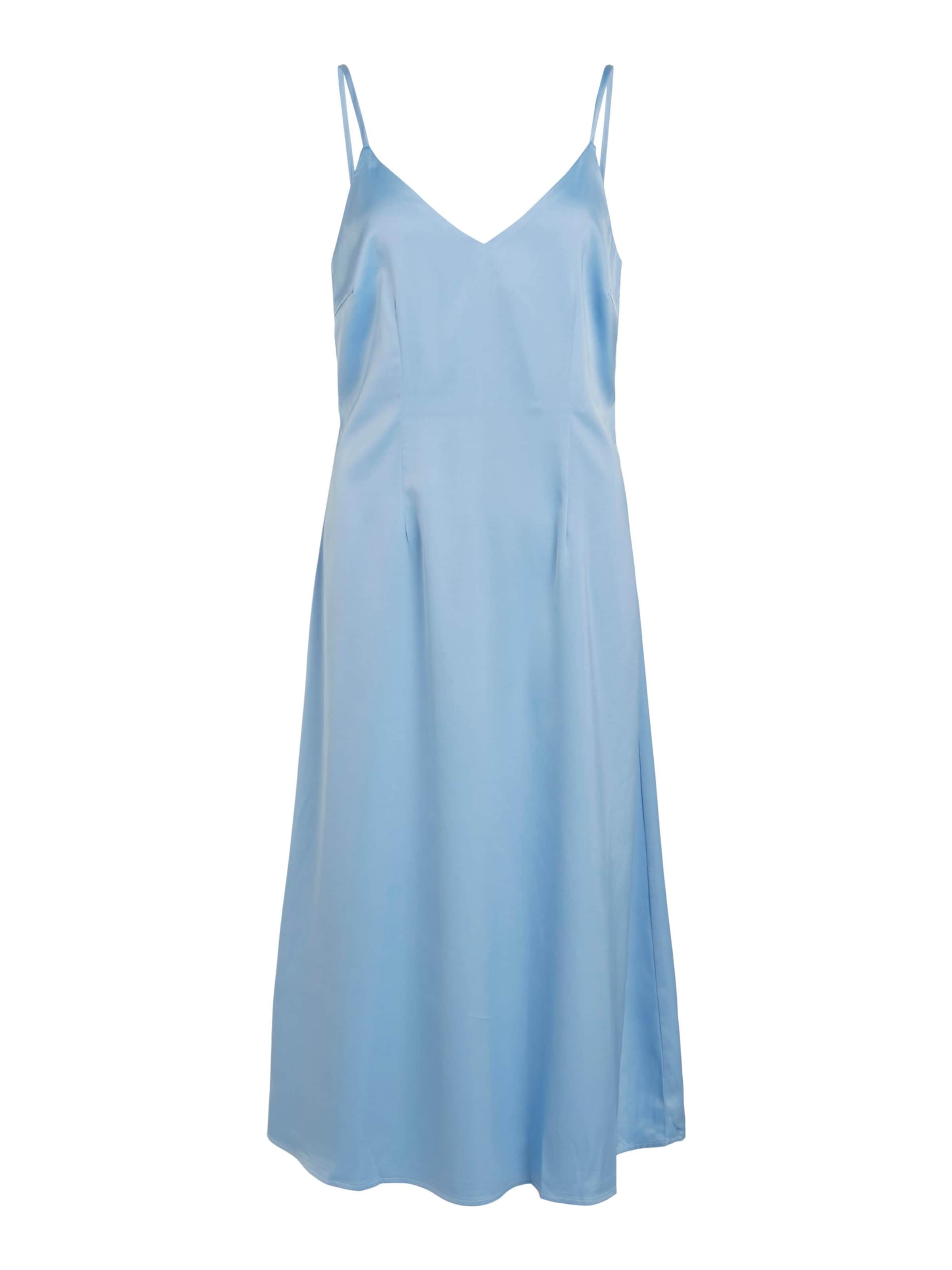 OBJECT Jurk 'FREJ' in Blauw: voorkant