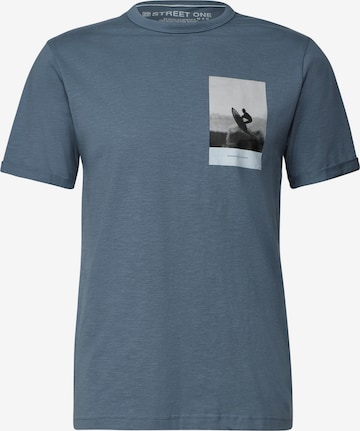 Street One MEN Shirt in Blue: front