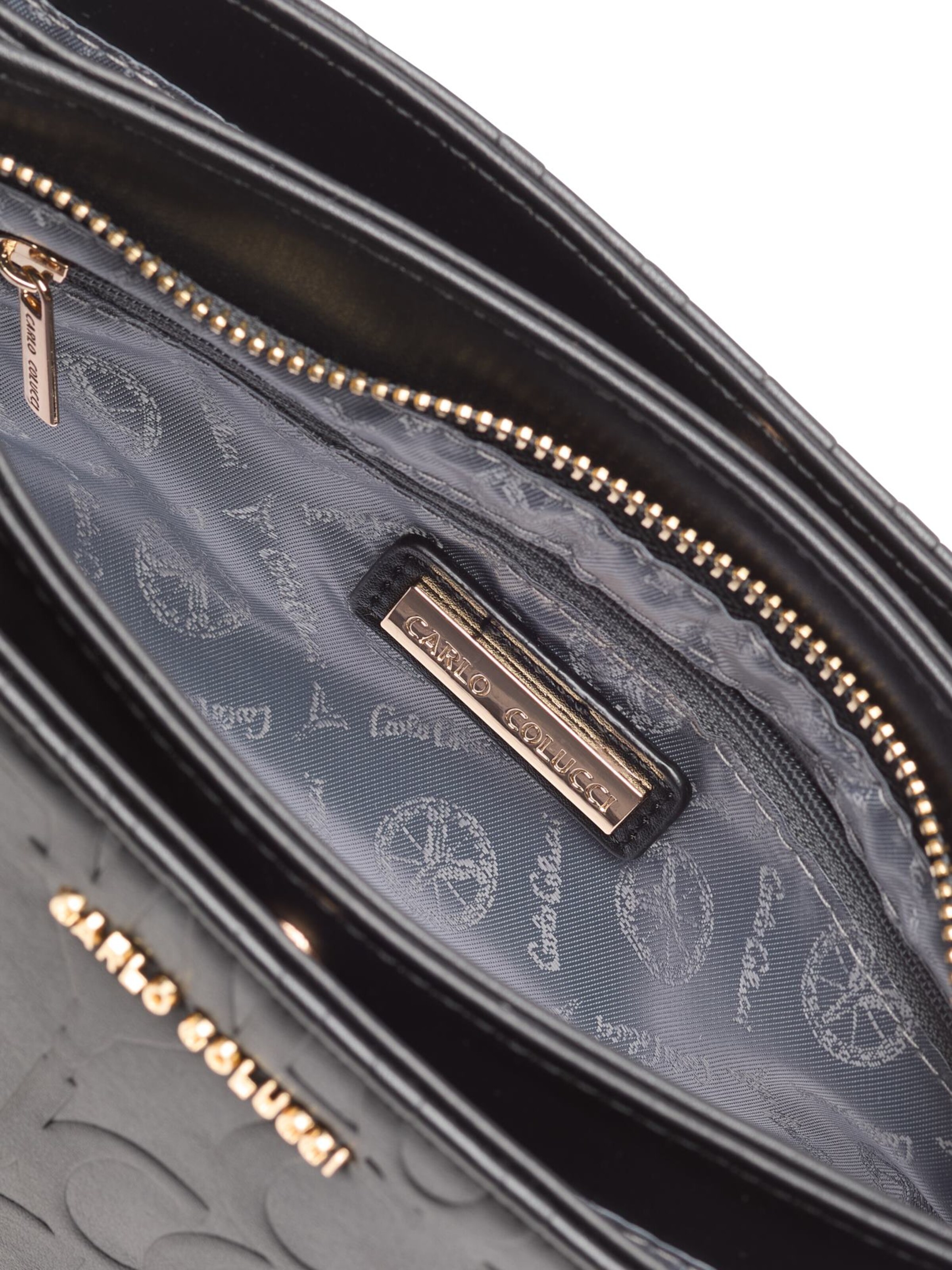 Carlo Colucci Schoudertas 'Fasanelli' in Zwart