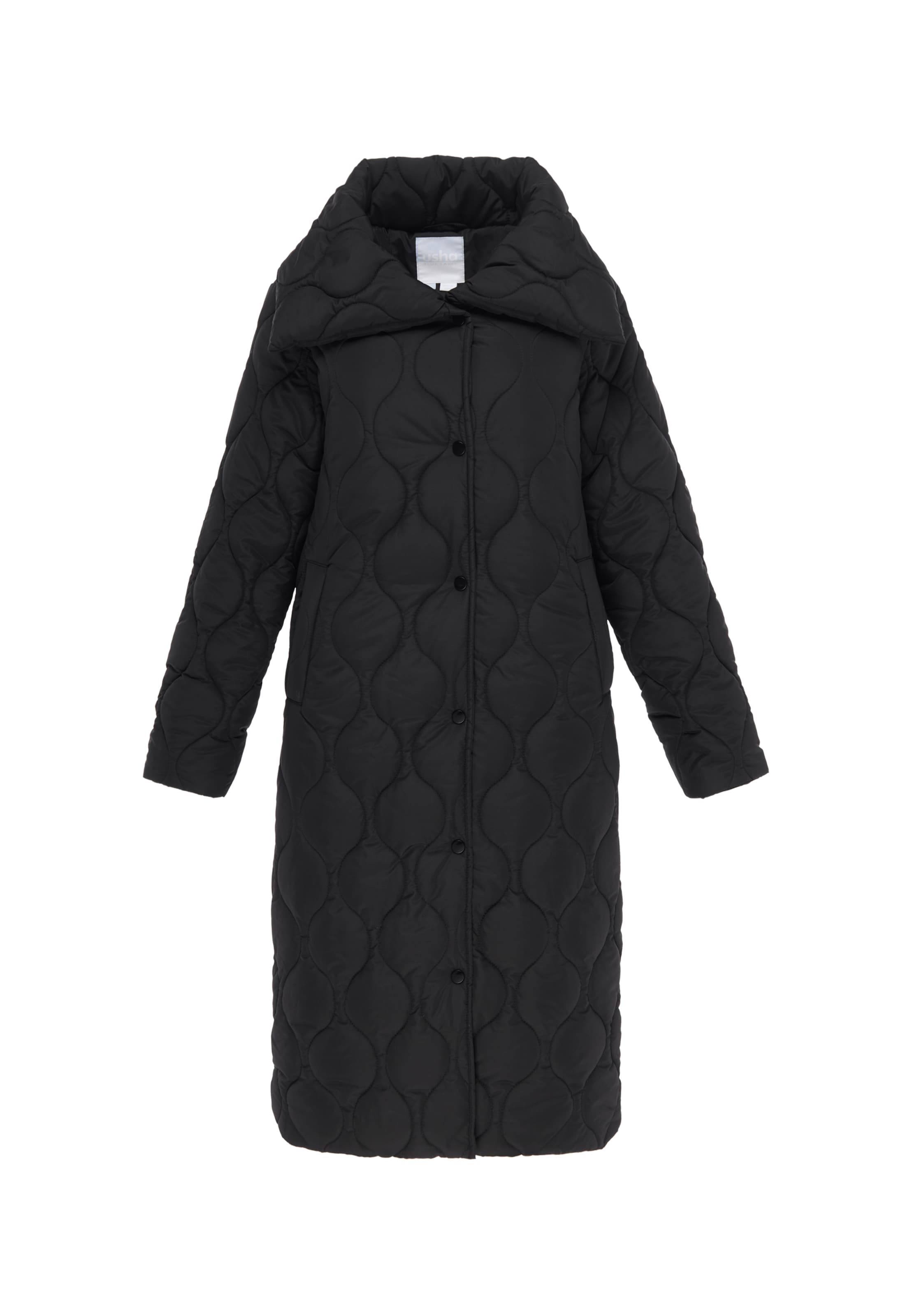 usha BLUE LABEL - Abrigo de entretiempo en negro: frente