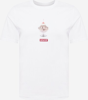 T-Shirt 'SS Relaxed Fit Tee' LEVI'S ® en blanc : devant