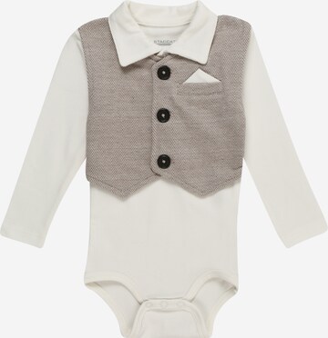 Tutina / body per bambino di STACCATO in bianco: frontale