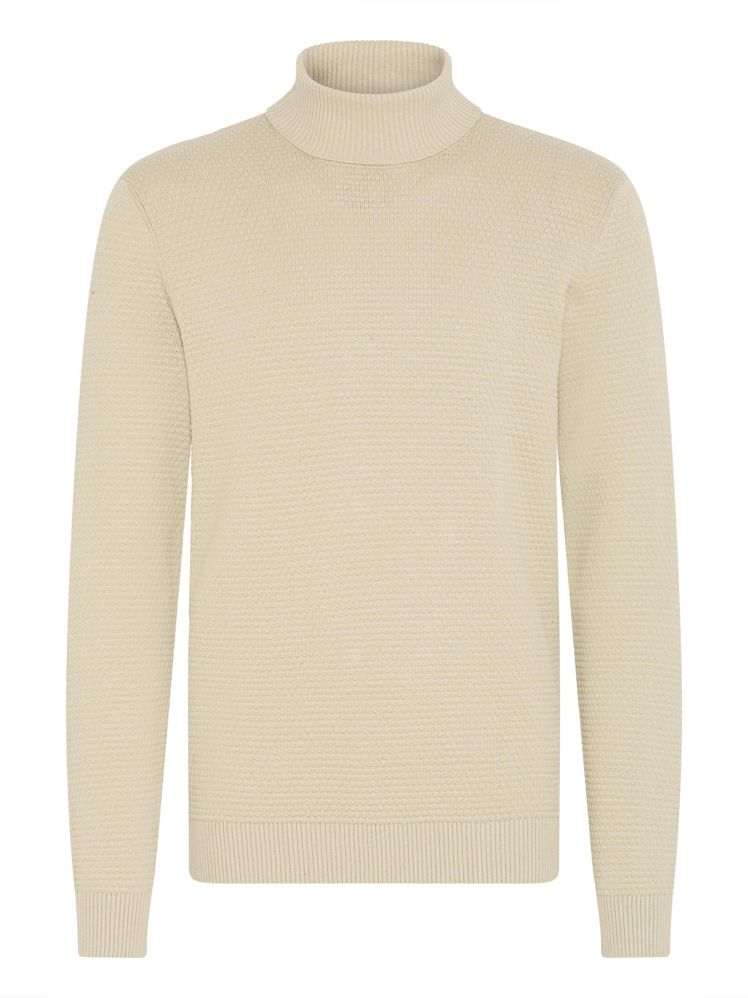 BLEND Rollkragenpullover ' BHREDHILL ' in Beige: Vorderseite