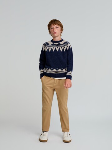 Pullover di Scalpers in blu: frontale