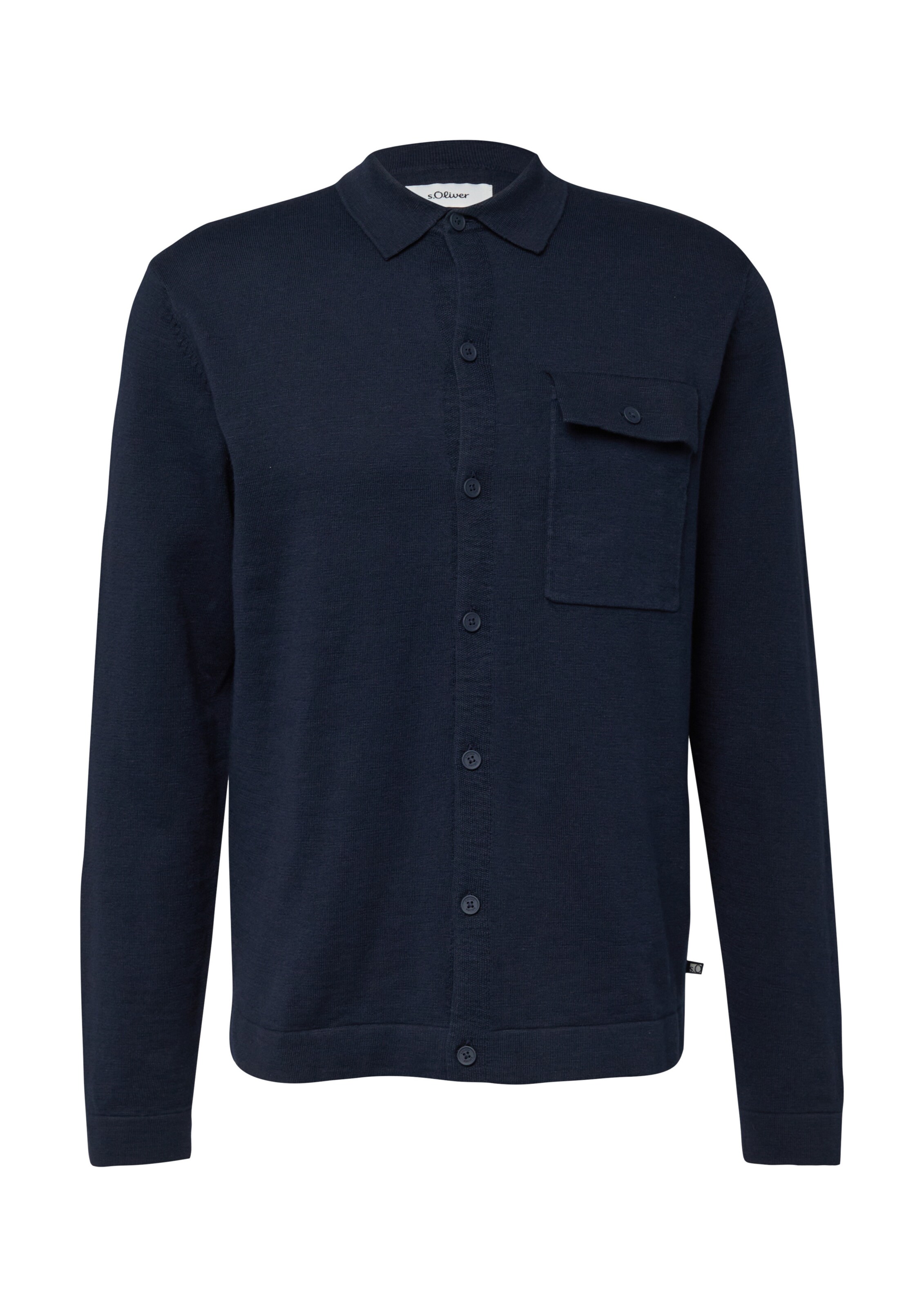 Vestes en maille s.Oliver en bleu : devant