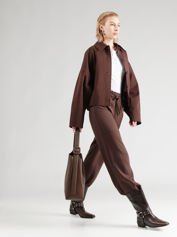 JDY Широкий Штаны 'JDYFINN' в Коричневый