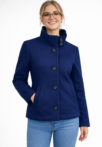 Elara Tussenmantel in Blauw