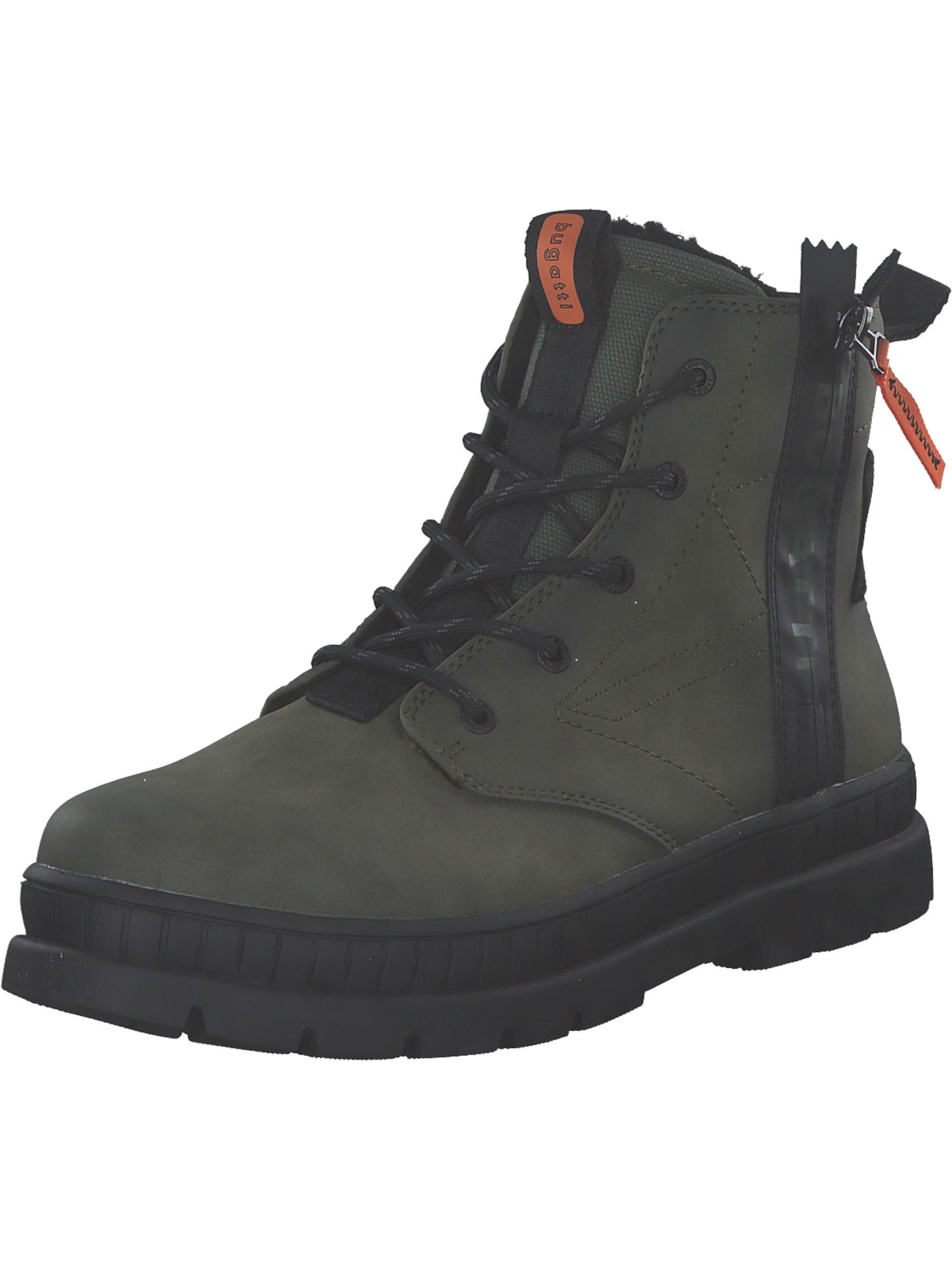 bugatti Schnürstiefel in Grün: Vorderseite