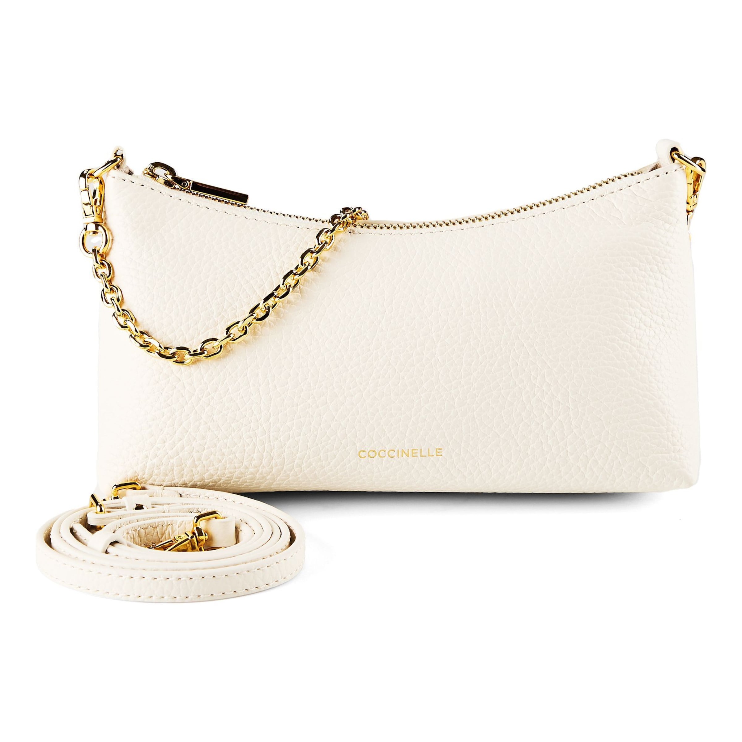 Sac bandoulière 'Aura' Coccinelle en blanc : devant