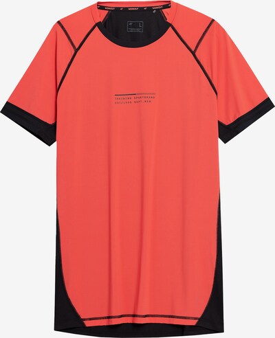 4F Funktionsskjorte i cranberry / sort, Produktvisning
