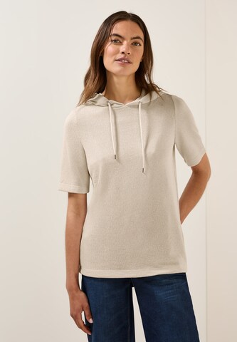 CECIL Sweatshirt in Beige: front