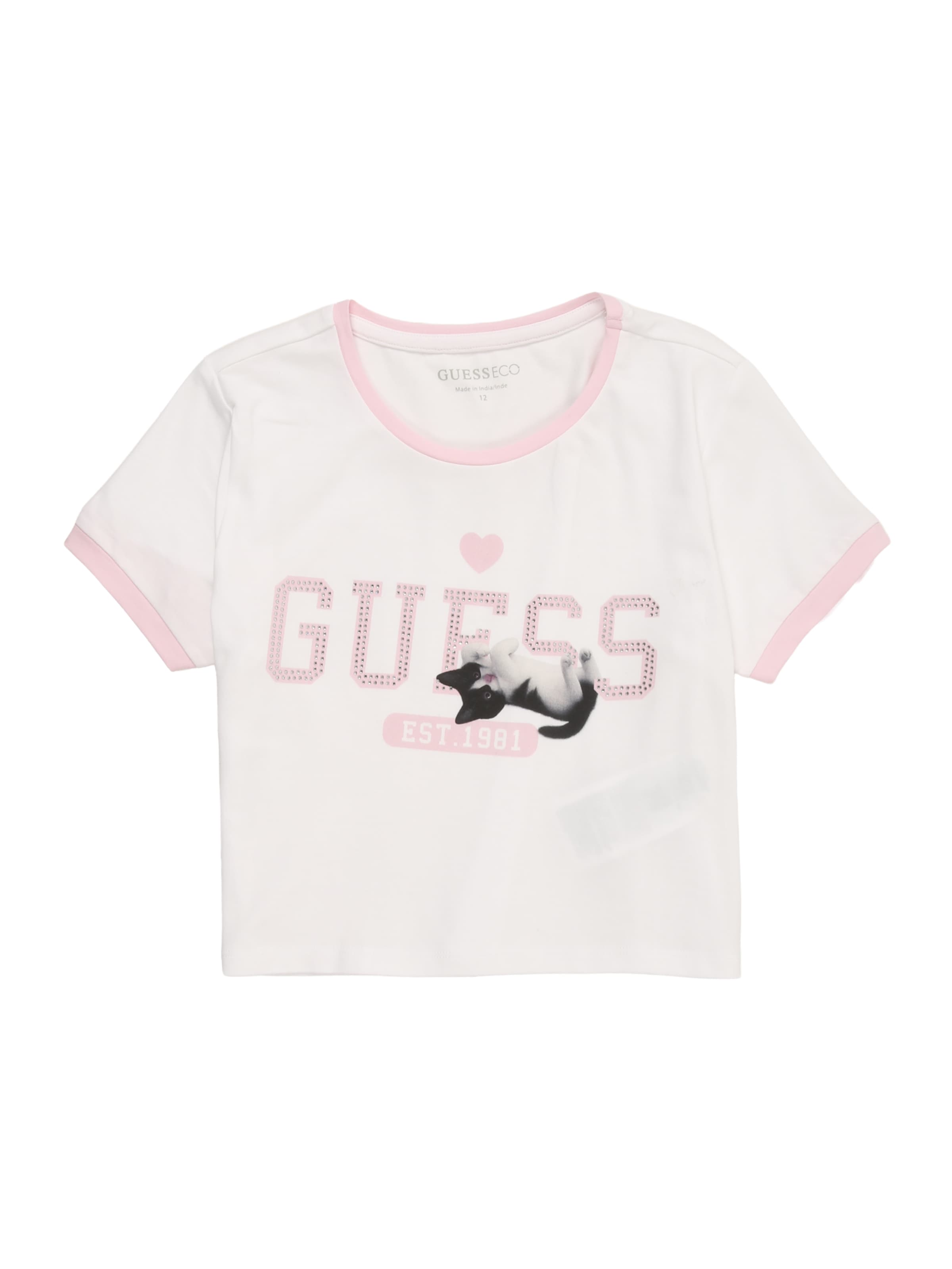 GUESS T-Shirt in Weiß: Vorderseite