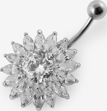 FIRETTI Bauchnabelpiercing in Silber: predná strana