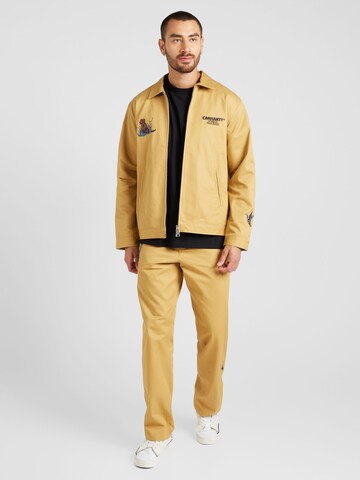 Carhartt WIP Loosefit Hose 'Ducks Single Knee' in Braun
