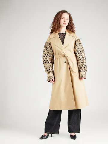 Karl Lagerfeld Ανοιξιάτικο και φθινοπωρινό παλτό σε μπεζ