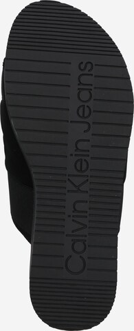 Calvin Klein Jeans Pantolette in Schwarz