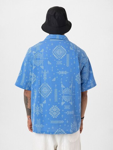 Dandalo Comfort Fit Hemd 'Henk' in Blau
