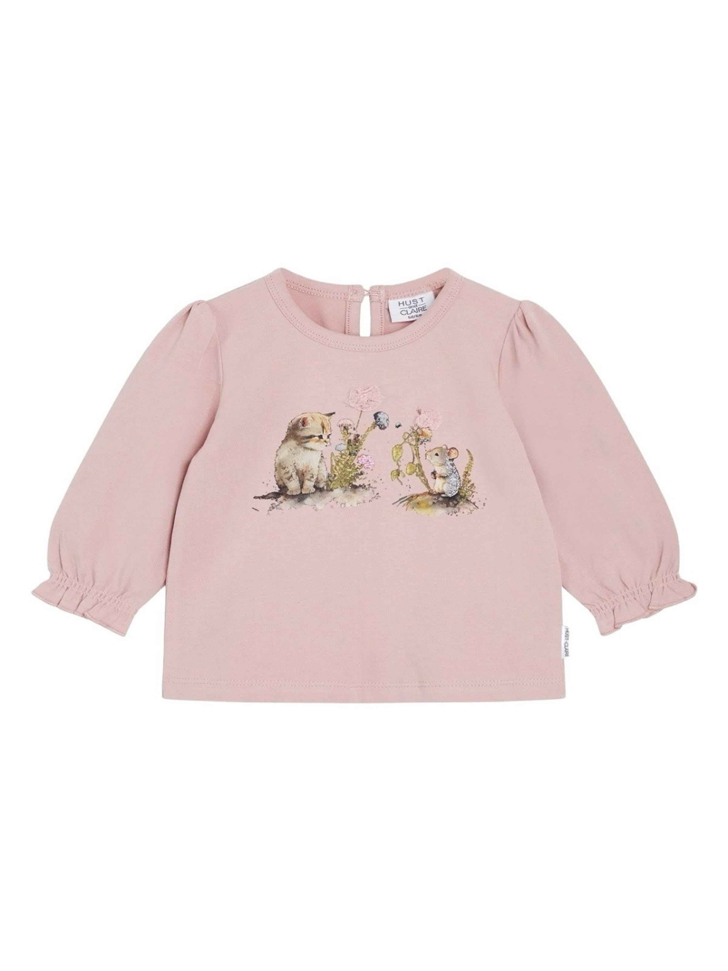 Hust & Claire Shirt 'HCAjsa'‌ in Pink: Vorderseite