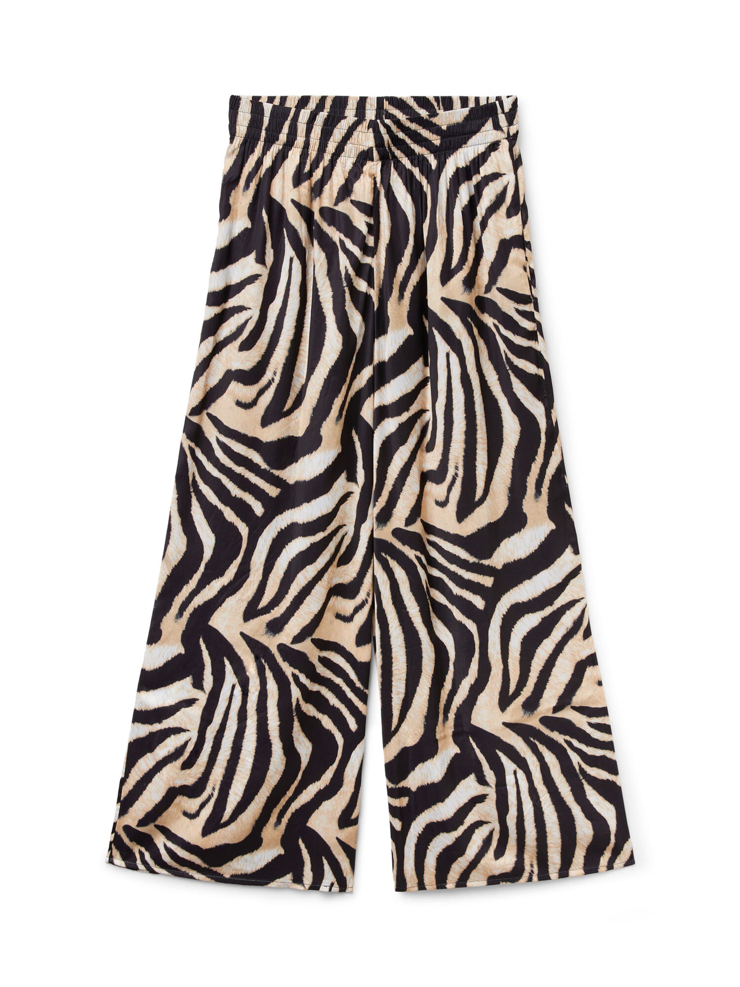 CALZEDONIA Pants 'Savannah Zebra' in 40 in Beige / Black / White, Item view