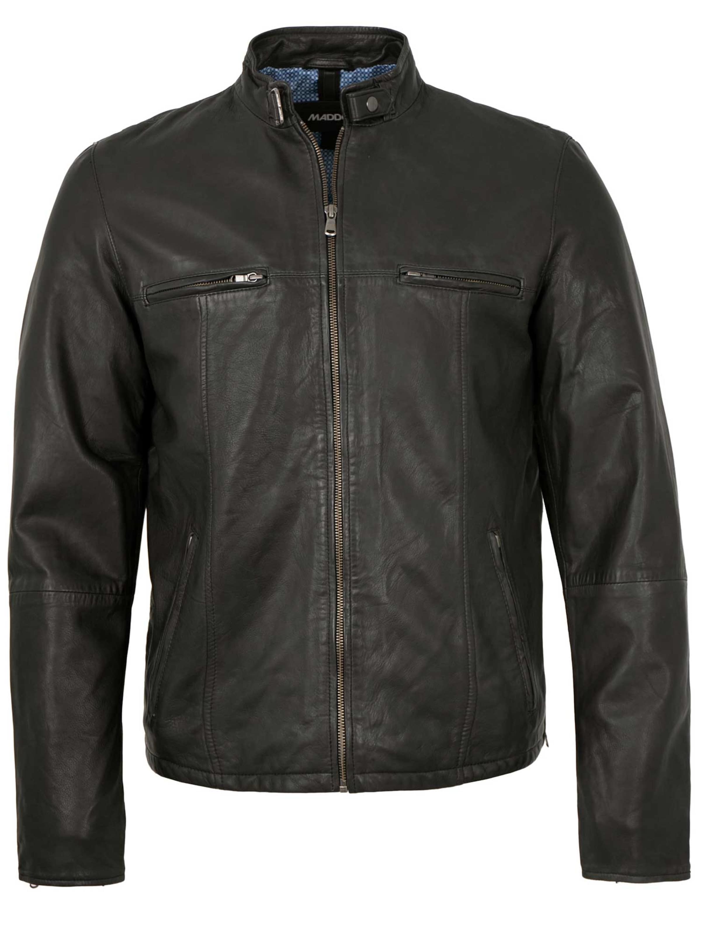 MADDOX Übergangsjacke 'Harun'‌‌‌‌‌‌‌ in Schwarz: Vorderseite