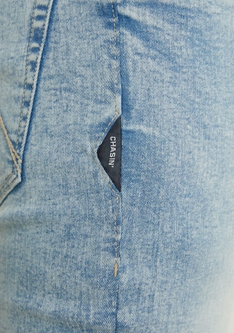 CHASIN' Slim fit Jeans 'Carter Bleach' in Blue