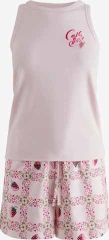 Cath Kidston Pyjamashortsit 'Raspberry' värissä vaaleanpunainen: etupuoli