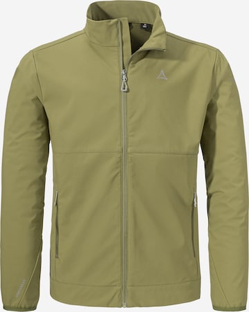 Schöffel Outdoorjas in Groen: voorkant