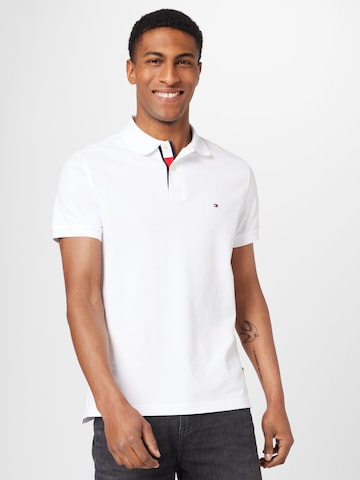 T-Shirt TOMMY HILFIGER en blanc : devant