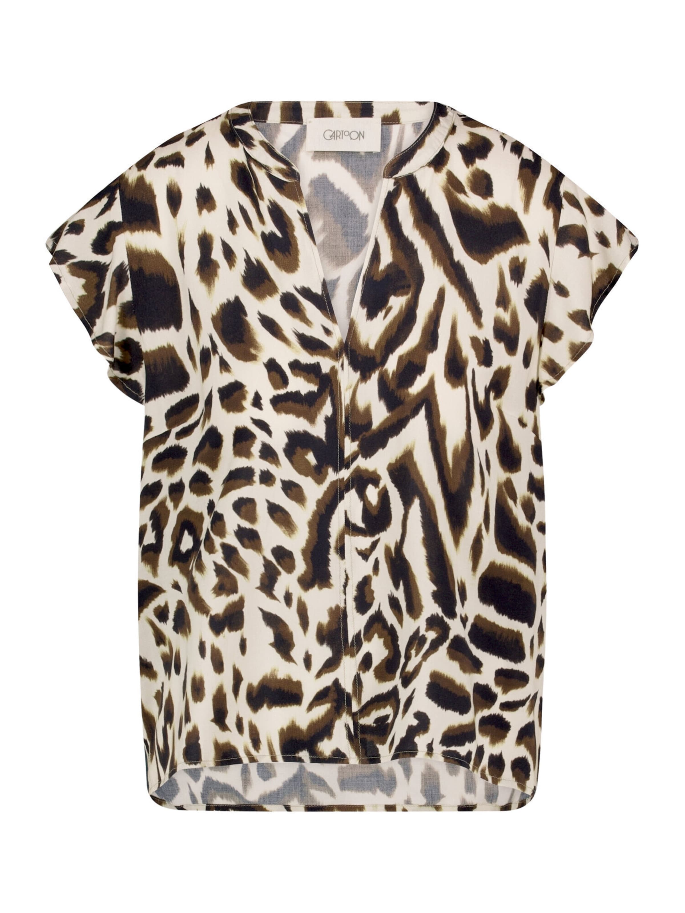 Cartoon Blouse in XS in Light beige / Umbra / Dark brown, Item view