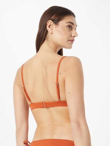 A LOT LESS Triangle Bikini Top 'Jara' in Orange