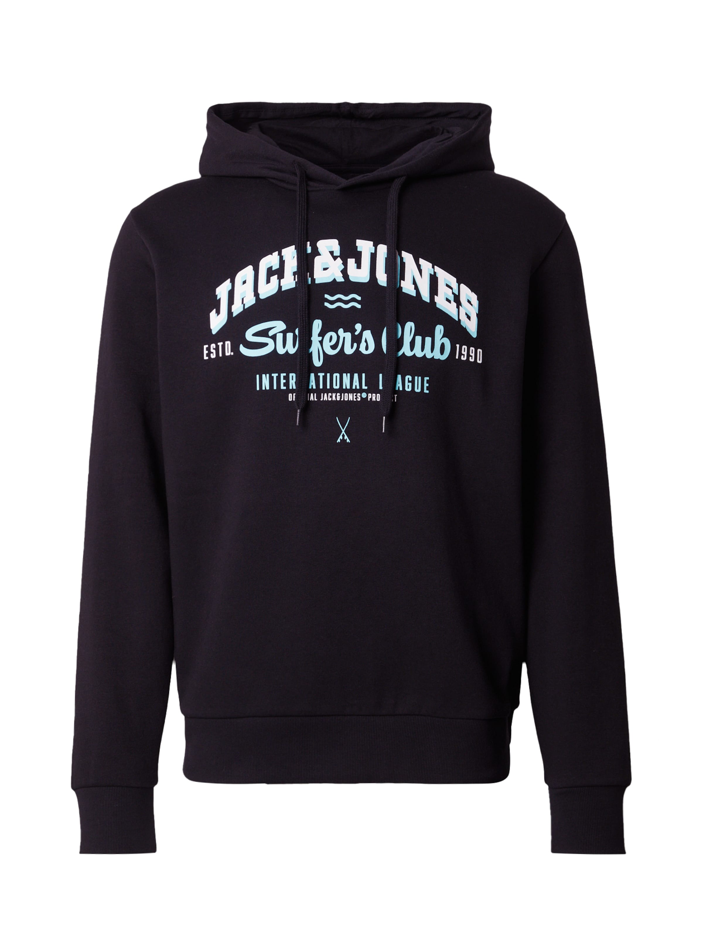 JACK & JONES Bluzka sportowa w kolorze czarny: przód