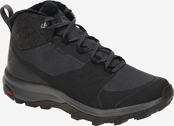 SALOMON Sportschuh 'Salomon Outsnap CS Schuhe Damen schwarz Waterproof 411101' in Schwarz: Vorderseite