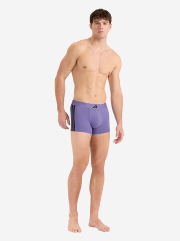 ADIDAS SPORTSWEAR Boxershorts ' Active Flex Cotton 3 Stripes ' in Lila