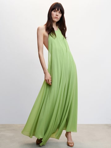 MANGO Summer Dress 'Yellow' in Green