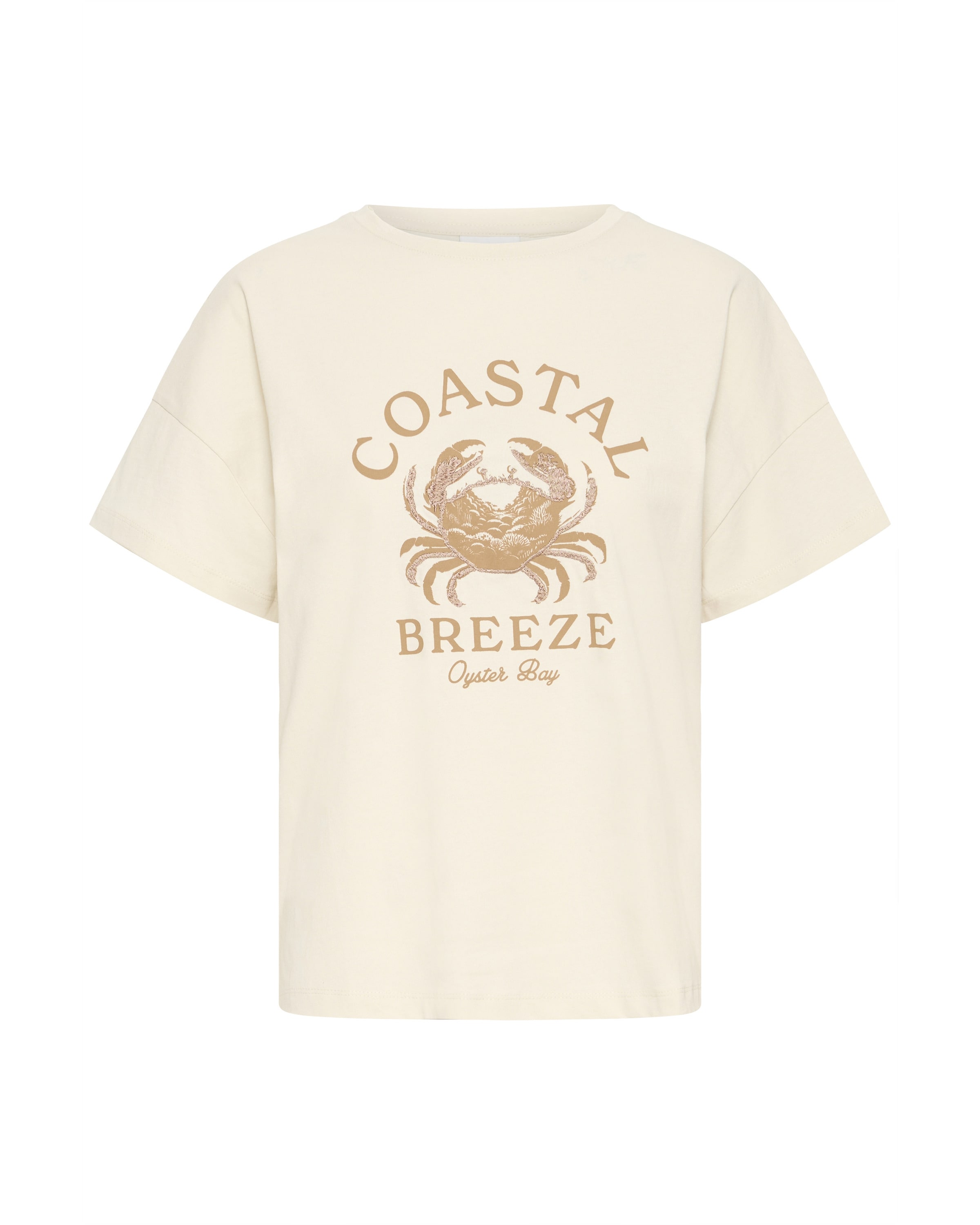T-shirt Pulz en beige : devant
