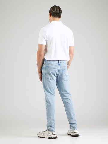 Coupe slim Jean 'Rick' QS en bleu