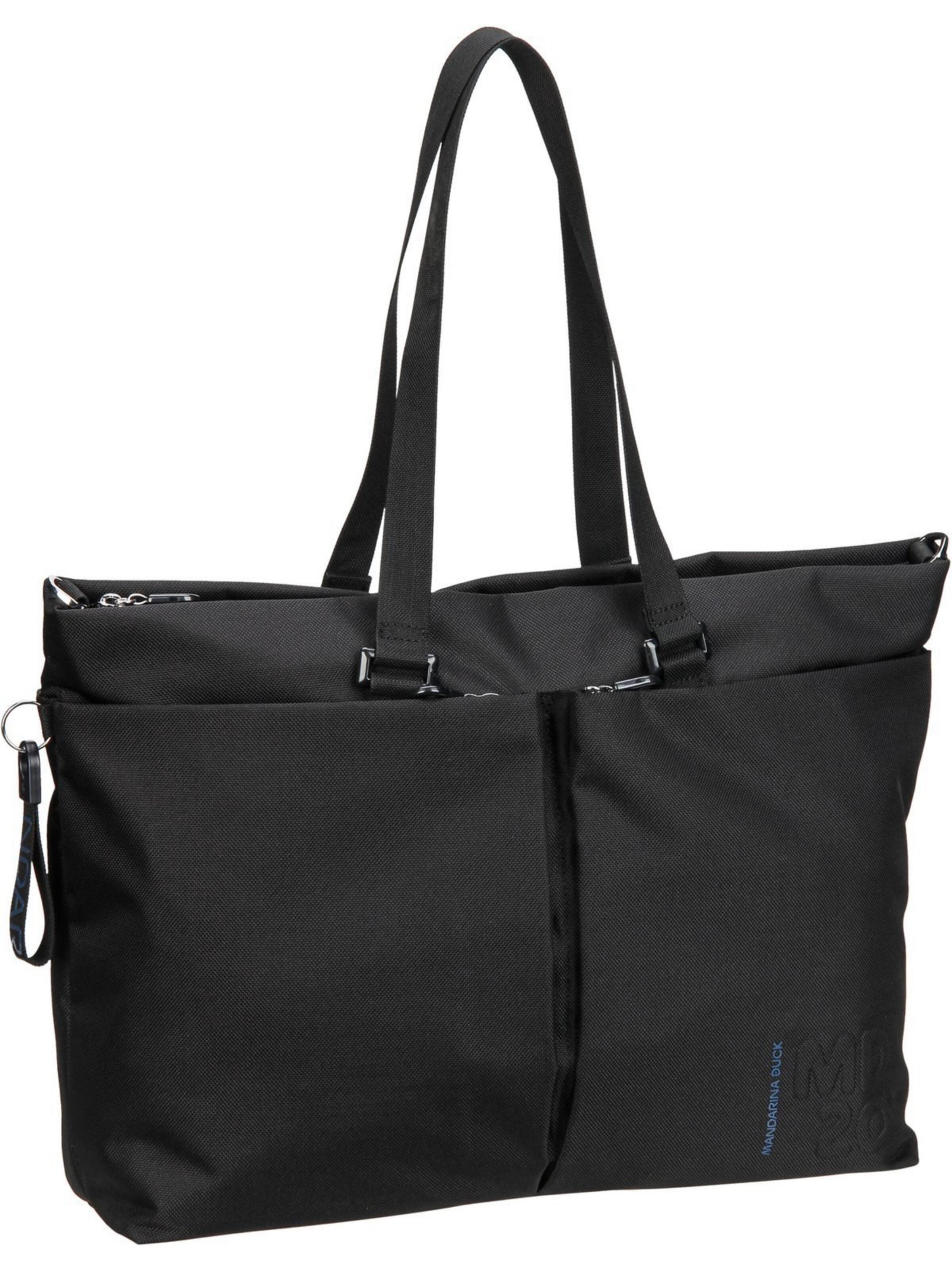 Cabas 'QMT42' MANDARINA DUCK en noir : devant