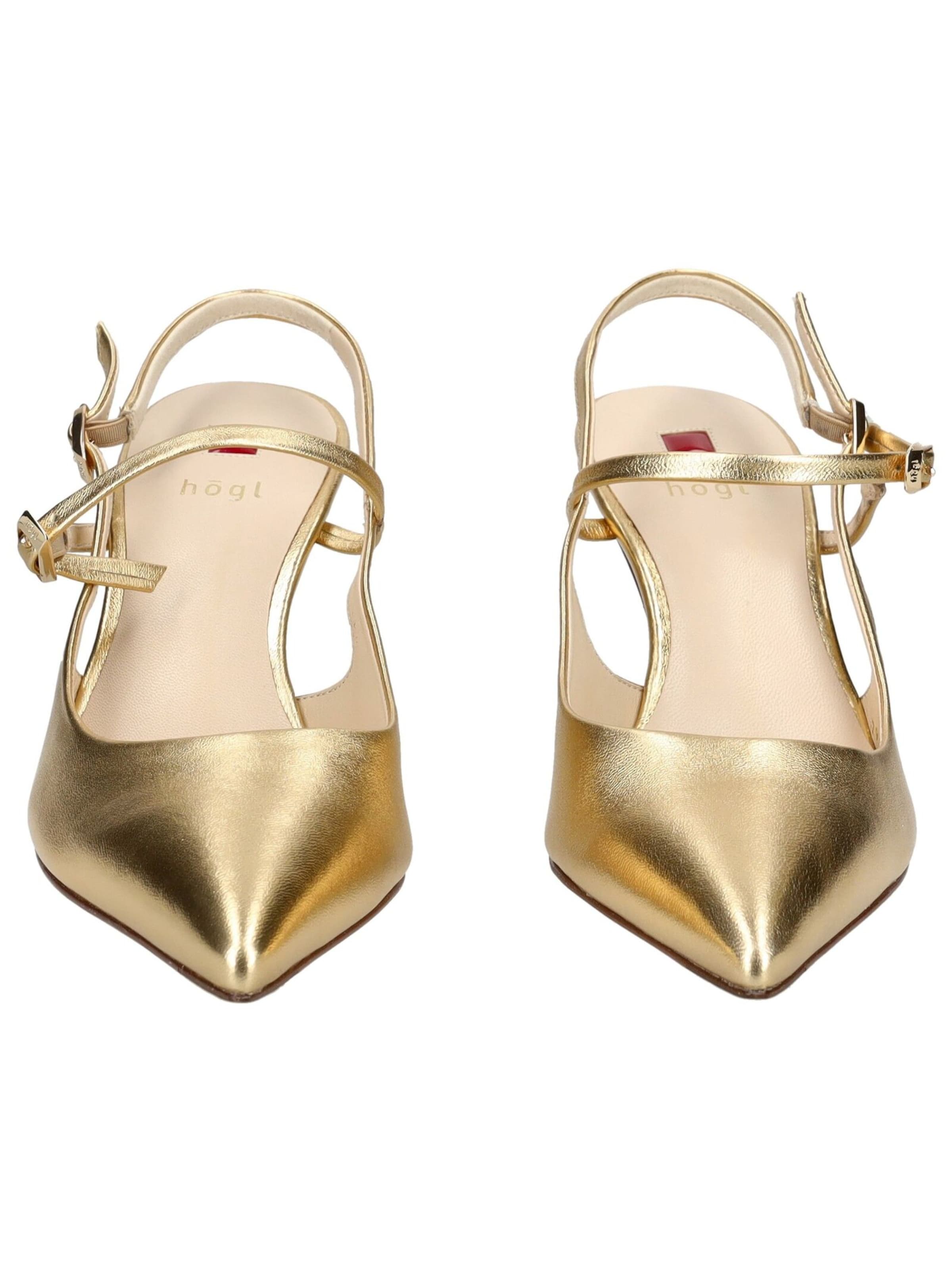 Décolleté sling di Högl in oro