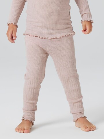 Coupe slim Leggings NAME IT en beige