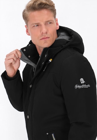 Veste fonctionnelle 'Anorak' Schmuddelwedda en noir