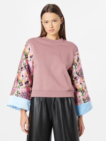 Essentiel Antwerp - Sweatshirt 'Casava' em mistura de cores: frente