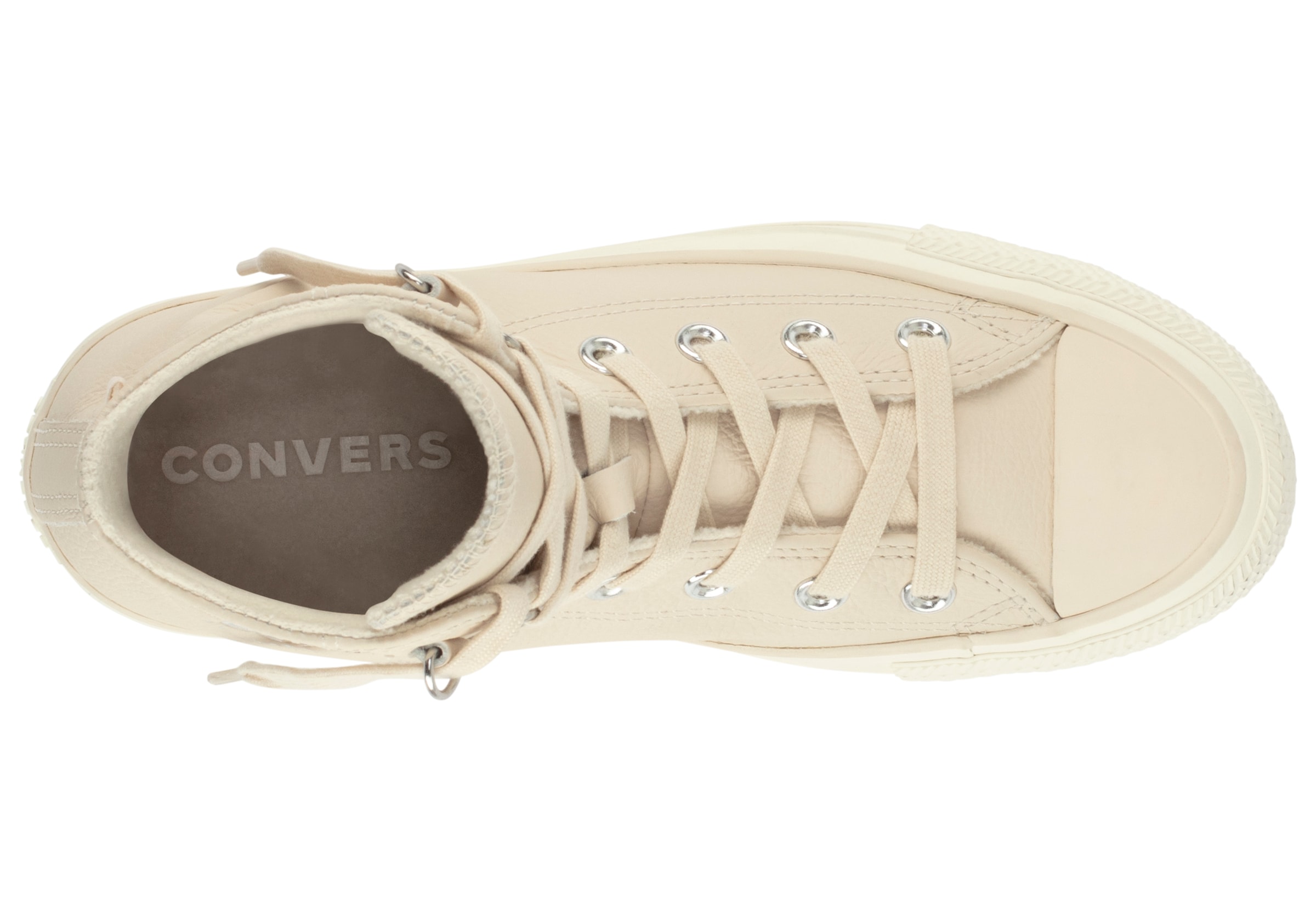 CONVERSE - Zapatillas deportivas altas en beige