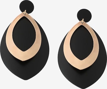 juoda SOHI Auskarai 'Krystina': priekis