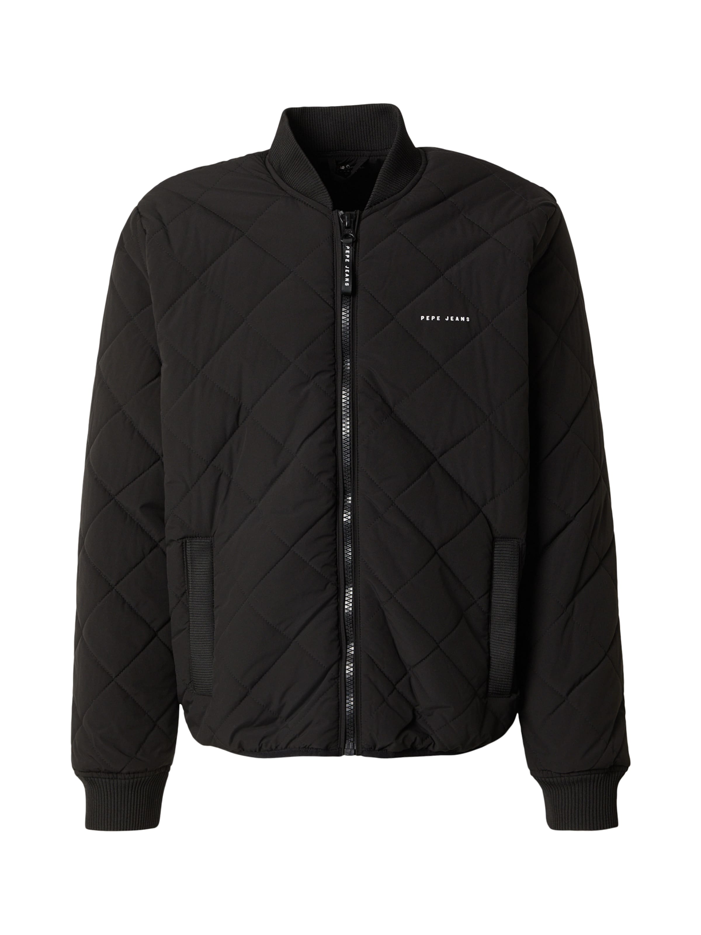 Pepe Jeans Преходно яке в черно: отпред